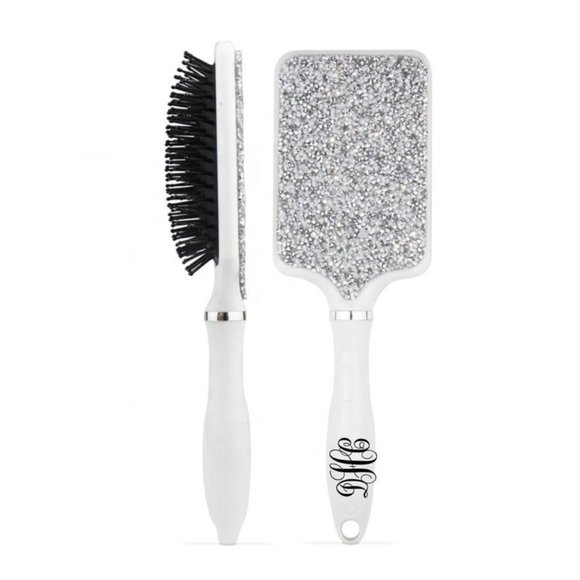 Rhinestone Handmade Diamond Massage Brush Monogram - Picture 8 of 8